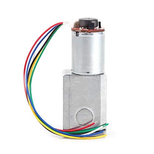 12VDC High Turbine Gear Motor, with Encoder Strong self-Locking