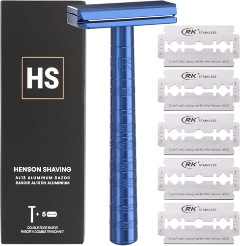 �y���ɗD�����z�y���K�i/���[�J�[�ۏؕt�zHENSON SHAVING AL13 �V�F�[�o�[ MILD�iSTEEL BLUE�j�֐n5���t �G���g���[���f�� �F���q��K�i�̐����\�� �[���\ �т��l�܂�ɂ��� ���тɂ���