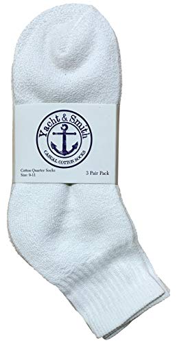 240 Pairs Of Yacht & Smith Wholesale Kids Mid Ankle Socks, Cotton Bulk Sport Ankle Socks Size 6-83