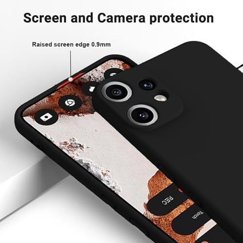 Image of FIRST MART Matte Silicone Back Cover for Nothing Phone CMF 2 Pro - Black