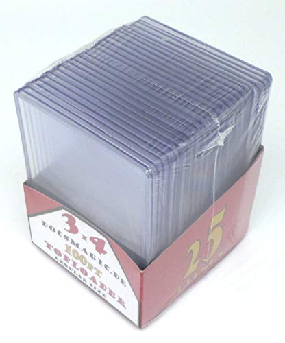 docsmagic.de 25 Toploader Extra Thick 100pt - 3" x 4" - Standard