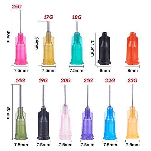 BENECREAT 8 PACK 50/100ml Mehrzweck DIY Präzisionsspitzen Applikatorflaschen Set, Ultrafeine Nadelspitzen Klebeapplikator Quetschflaschen… – Ansicht 4