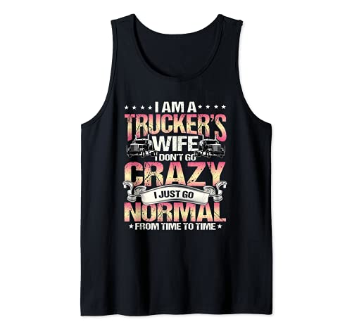 Trucker Wife Gifts - Remolque divertido para tractor (18 ruedas) Camiseta sin Mangas