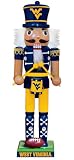 Masterpieces Game Day - NCAA West Virginia Mountaineers - Team Painted Wood Nutcracker