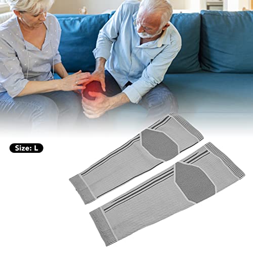 Image of Knee Support, Ventilated Elastic Knee Pads to Keep Warm (L)