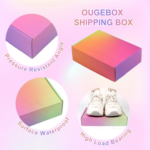 Cajas de envío pequeñas de cartón ondulado automontables con base cuadrada 5