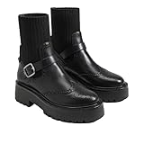 Sam Edelman レディース Elly アンクルブーツ, ブラック, 27.5 cm