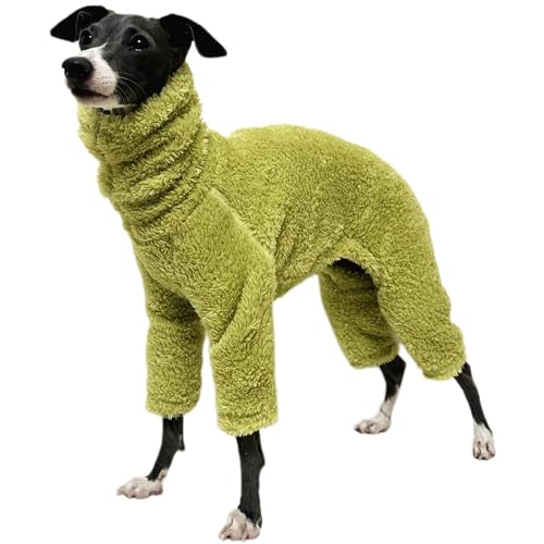 IUOUTG Dry Fit Fleece Dog Jumpsuit - Full Body Warm Dog Coat with Legs, Soft Dog Pjs, Suits Small to...