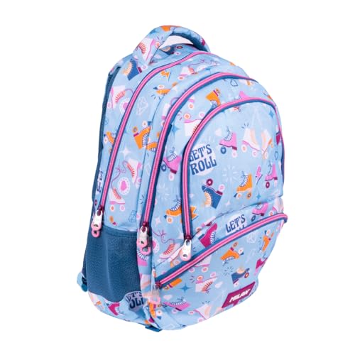 MILAN® Mochila escolar 4 cremalleras (25 L) serie especial Roller 2