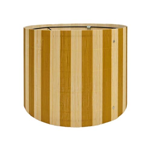 Image of bamboo lamp shade, modern lamp, decorative, red &black stripe,groovy unique,Translucent Barrel, Lamp Replacement Accessories E27, 30x23cm (orange-red)