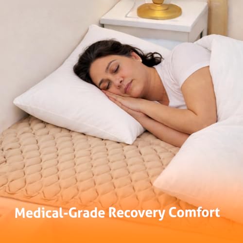 Image of BPL Medical Technologies Air Mattress Therapy for Bed Sores Anti-Decubitus|Bubble Mattress| Anti-Bedsore Air Mattress with Compressor Inflatable Air Bed - Cream