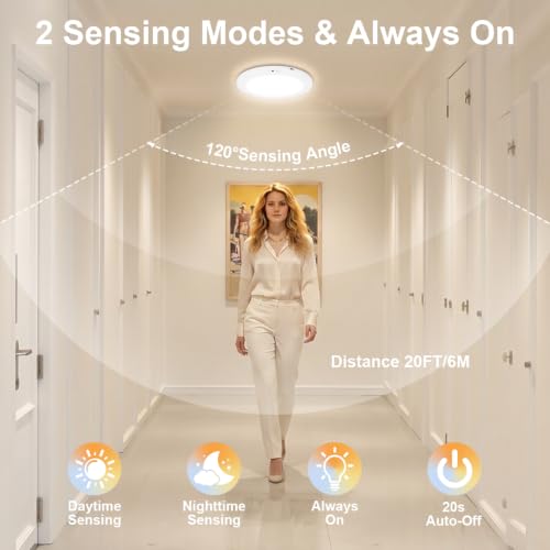Image of 2Pack Rechargeable Magnetic Ceiling Light /Shower Light with Remote