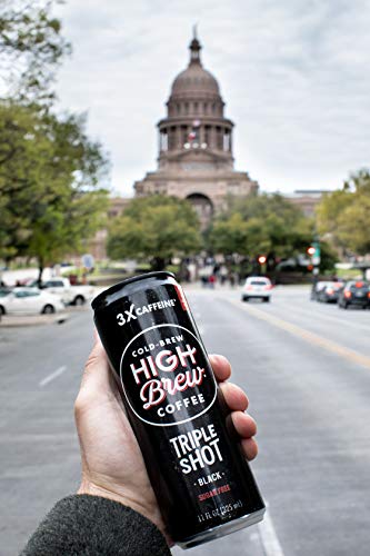 High Brew Coffee, Cold Brew, Triple Shot Black, Sugar Free & Dairy Free, 11 Fl Oz Can (Pack Of 12) #TOP2