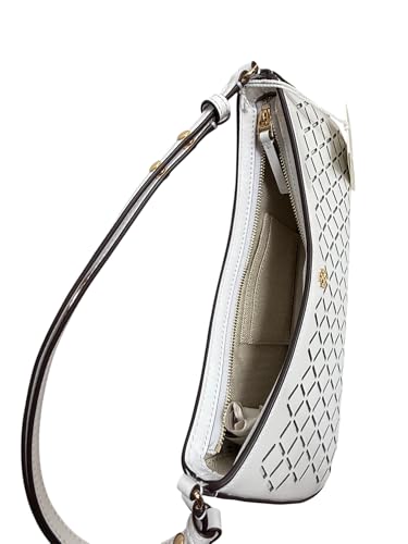 Tory Burch Women’s Emerson Perforated Shoulder Bag (Optic White)3