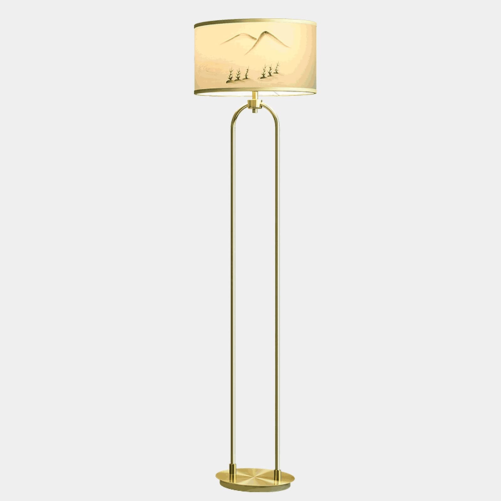 Luz de pie alta para sala de estar con tecnología LED y diseño elegante 7