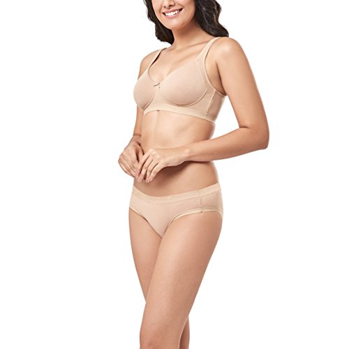 Image of Amante Every de Black Solid Non-Wired Non Padded Everyday Bra
