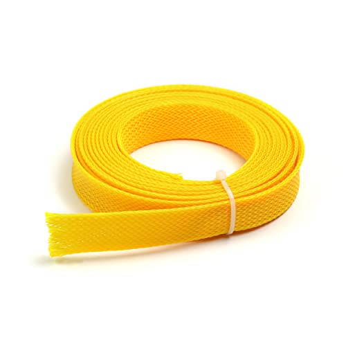 Othmro Manchon de Câble Gaine 3M Souple, Gaine Câble Tressée Extensible, Gestion des Câbles Rangement Tressée Fendue en Pet, Gestion de Câble Réglable, Protection Gestion des Câbles pour TV, PC, USB Cover