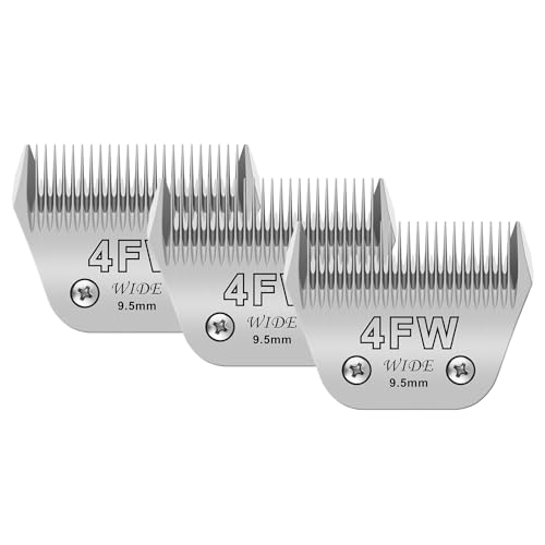 3 Pack 4 Wide Blades for Dog Groomingcompatible with Andisoster A5wahl Km10 Clipperscutting Length 38  Cucciolini Doodles 3 pack 4 wide blades for dog groomingcompatible with andisoster a5wahl km10 clipperscutting length 38   cucciolini doodles