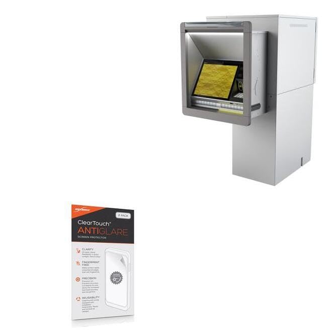 BoxWave Screen Protector Compatible with NCR SelfServ 24 - ClearTouch Anti-Glare (2-Pack), Anti-Fingerprint Matte Film Skin