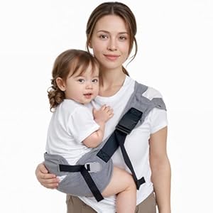 Baby Carrier Newborn to Toddler-Adjustable Baby Sling Carrier,Toddler Carrier for 25-60lbs,Comfortable Toddler Sling for Hands-Free Carrying (Gray)