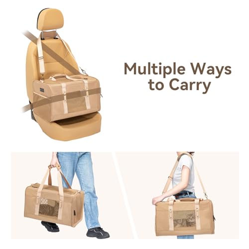 Sac de transport souple pour chat de voiture Petsfit avec boucles de sécurité - 6