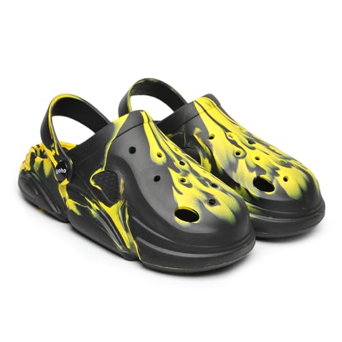 Image of YOHO Splash Multi Color Clogs for Kids, Boys & Girls | Waterproof Monsoon Footwear & Rainy Sandals | Adjustable Strap