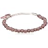 Alex and Ani Accents Paw Print Beaded Expandable Bangle for Women, Rafaelian Rose Gold Finish, 2 to 3.5 in