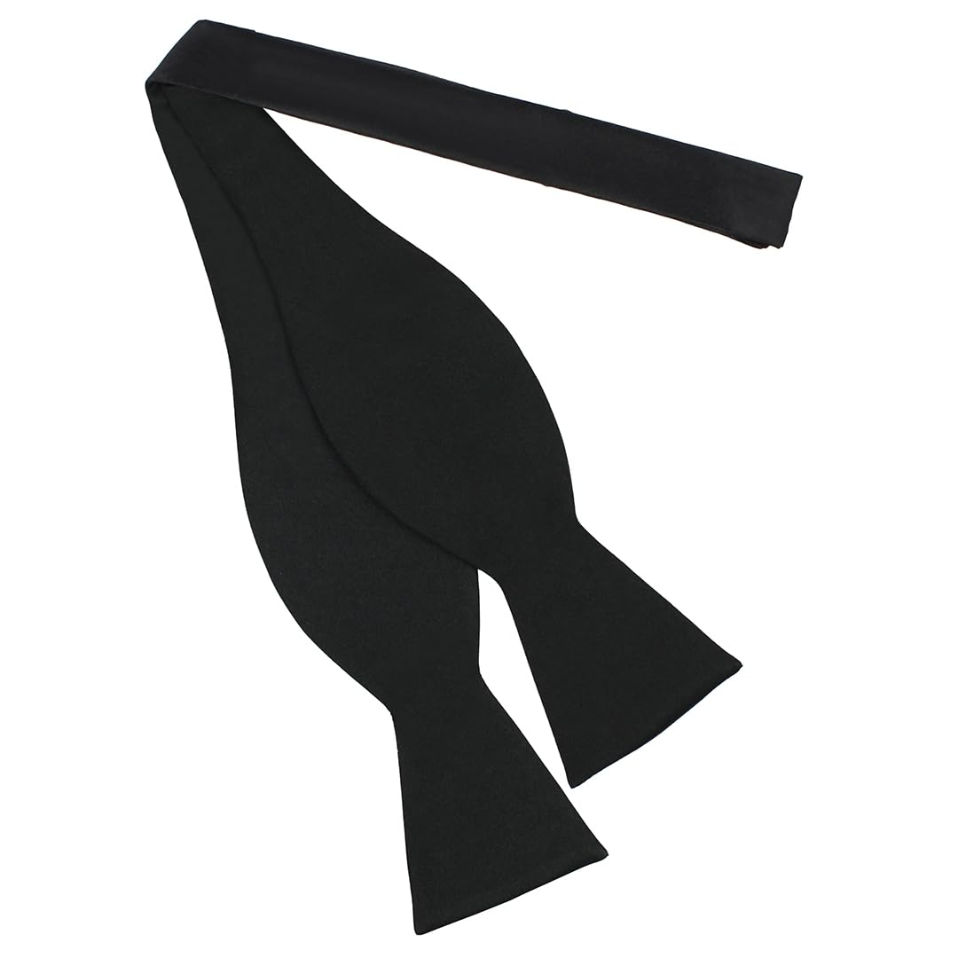 Kavove Solid Essentials Black Bow Tie