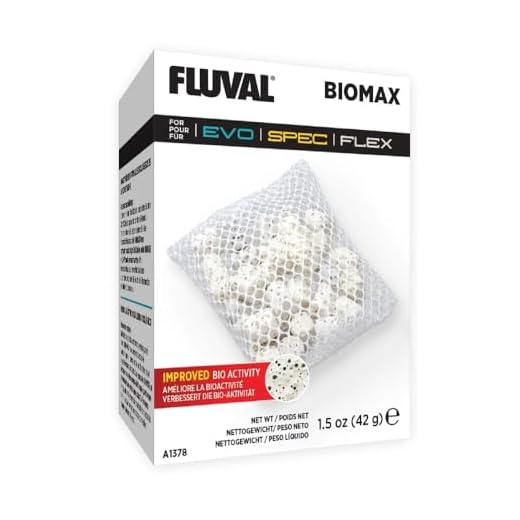 Fluval Biomax, Bio-Ringe mit einem komplexen Porensystem für Nutzbakterien, geeignet für Flex 34 L, 57 L und 123 L sowie die Spec 1, 3 und 5 Aquarien,42g