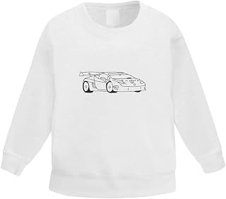 Azeeda 'Sports Car' Kid's Sweatshirt/Jumper (3-4 Years) (KW00070831)