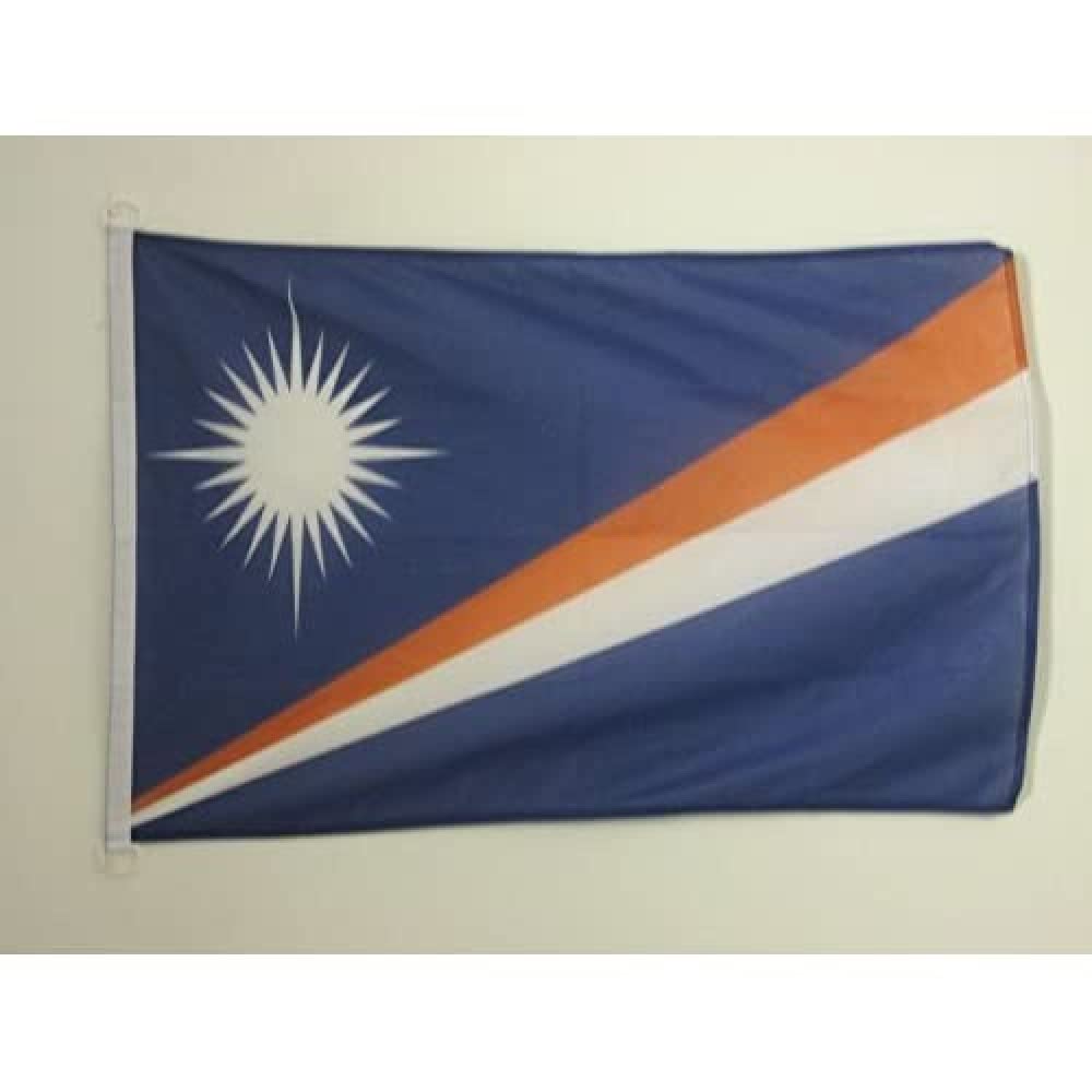AZ FLAG Bandera Nautica de España Sin Armas 45x30 cm - Pabellón de Conveniencia Española Sin Escudo 30 x 45 Cm, Bandera de Barco con anillas — view 54