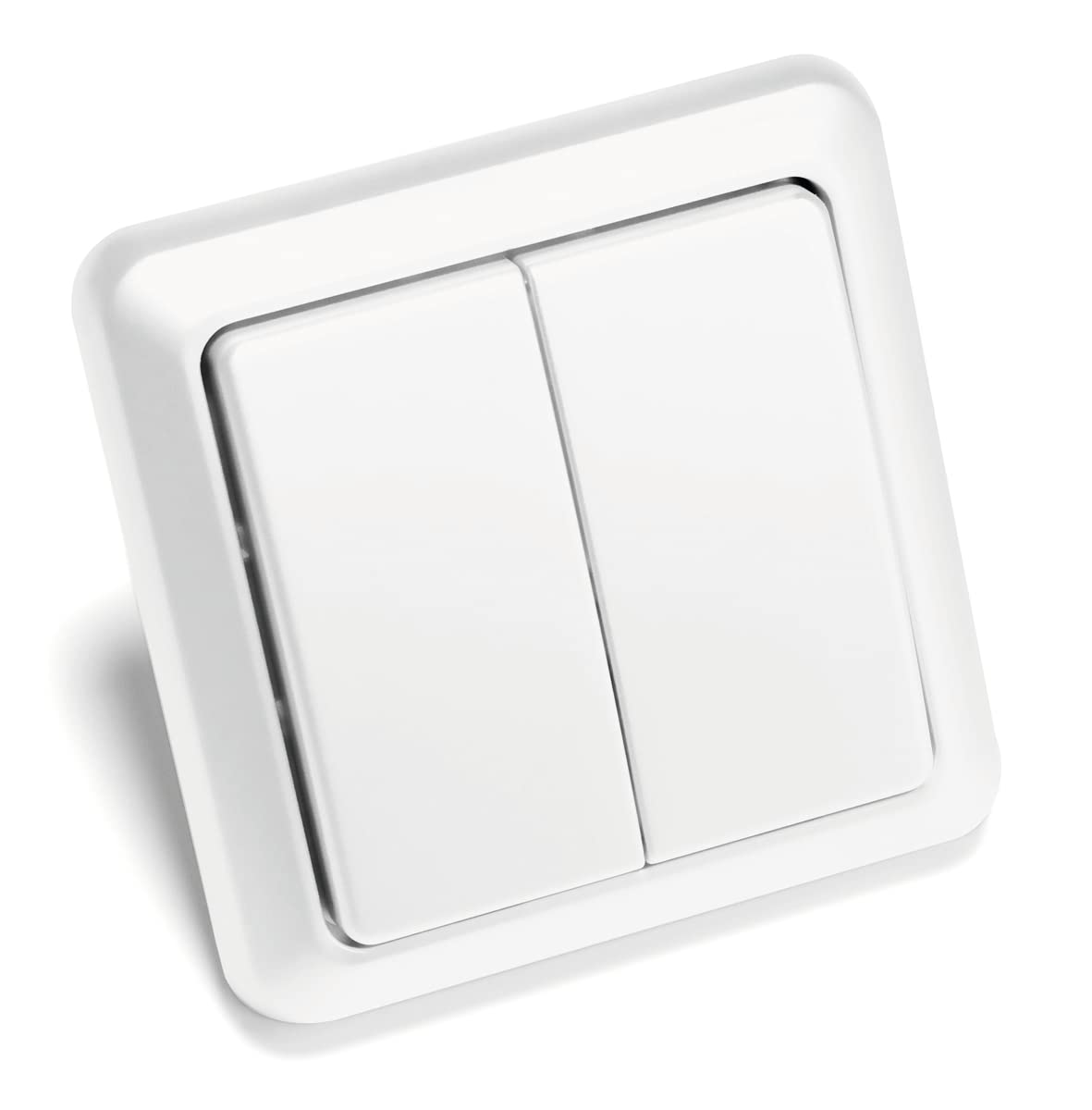 Intertechno Smart Home ITW 852 Funk Wandsender weiß 2 fach 2 Kanal & Funk Einbauschalter Ein/Aus CMR-2000, 49 x 28 x 25 mm