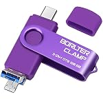 BORLTER CLAMP – BorlterClamp 128 GB 3-in-1 USB-Stick für Android Handys, OTG