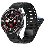 Blueshaweu Compatibile con cinturini OnePlus Watch 3, 22 mm, in silicone sportivo, traspirante, unisex, compatibile con OnePlus Watch 3, 2 46 mm, 2R, 1 Smart Watch, 22mm, Silicone, Nessuna pietra