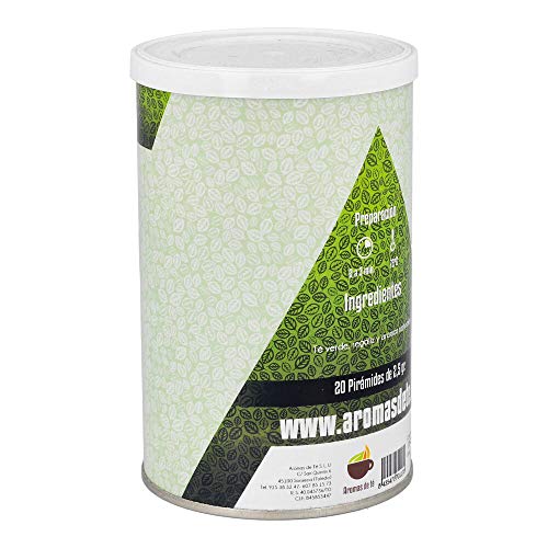 Aromas de Té, Té Verde al Regaliz/Green Tea en Bolsitas, 20 Pirámides - Imagen 5