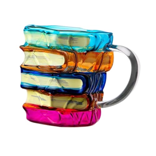 Image of Painted Book Mug Novelty Unique Coffee Mug for Writer Librarians Book Lovers | Ceramic Mug | Coffee Mug | Tea Mug