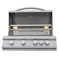 Blaze LTE+ 32-Inch 4-Burner Built-In Propane Gas Grill w/Ceramic Flame Tamers