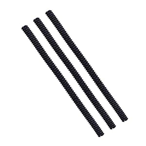 Quupy CYX19007 4er-Pack Schwarze Ofenrost-Abdeckungen