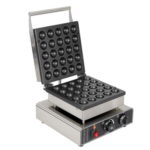 Mini panqueques holandeses, máquina eléctrica antiadherente de 1750 W para hornear panqueques, crepes, magdalenas, ideal para uso doméstico y comercial