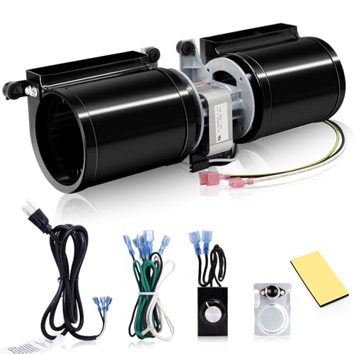 Image of Hiorucet 910-157 /P Blower Motor Fan Kits for Regency Gas Fireplace & Wood Stove, Osburn, Nordica, Valley Comfort, Pacific Energy Fireplaces, Replaces Rotom R7-RB167, 846-515, 11-1227, HI300, I2100M.