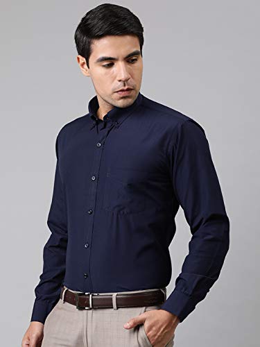 Image of English Navy Men Dress Shirt