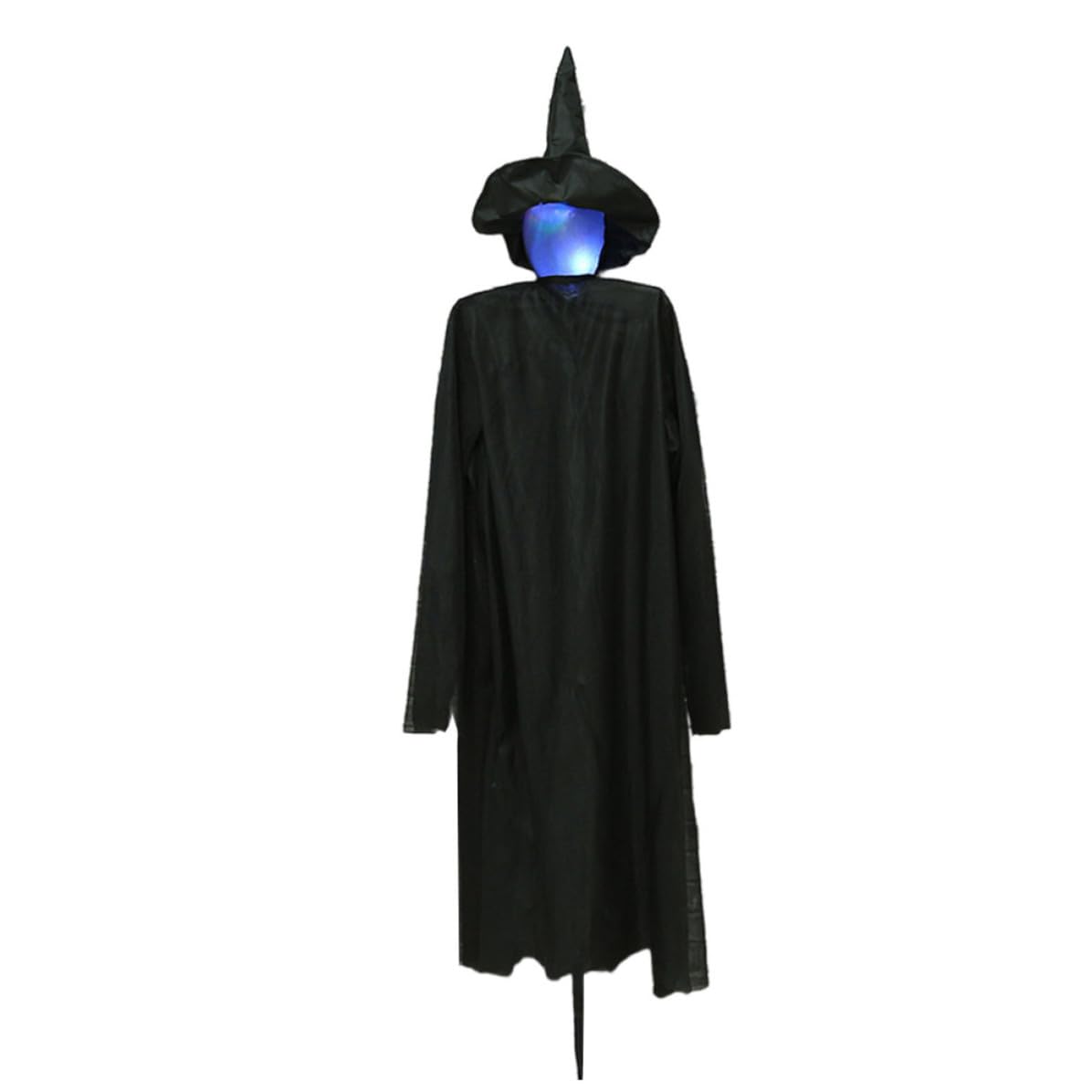 Sorcière lumineuse Halloween pour effrayer les passants sans effort