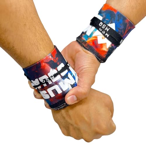 Image of Wrist Wraps for Calisthenics & Weightlifting - Heavy Duty Wrist Support & Stability (Rogue Graffiti)