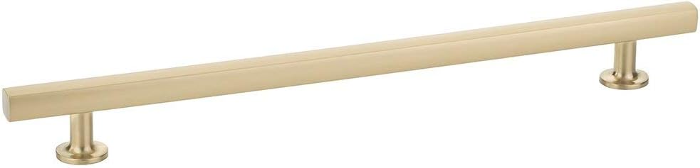 Emtek Freestone Pull Available in 6 Sizes and 6 finishes - 86677US4 - (Center to Center 10") - Satin Brass (US4)