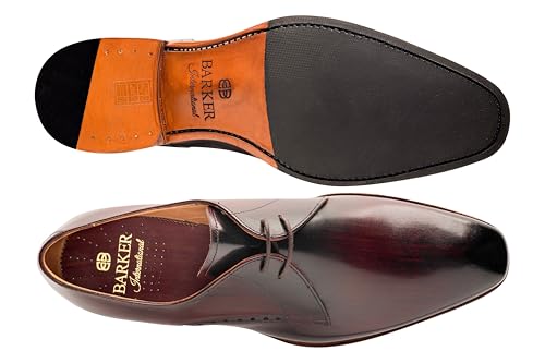 Image of BARKER Oscar Men's Handmade Leather Oxford Dress Shoes Timeless Elegance & Superior Craftsmanship - Formal & Business Wear