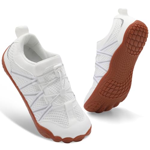 Spesoul Womens Mens Wide Barefoot Shoes Minimalist Slip On Sneakers Gym Shoes Zero Drop Lightweight...