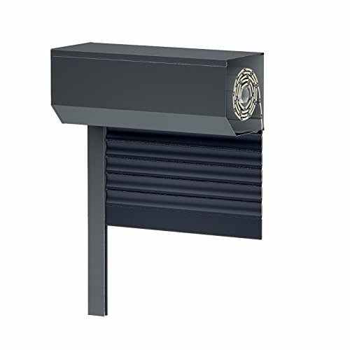 Preisvergleich Produktbild Vorbaurollladen SK45 - anthrazit - Aluminium BxH: 80x130 cm - Gurt - 39er Lamelle - Maßanfertigung ohne Aufpreis!