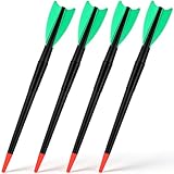 Motionchic 4 Pack 400 Grams Training Javelin for Beginners Track and Field Javelins Soft Plastic Javelin for...