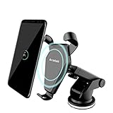 Wireless Fast Charger Car Mount Qi for Samsung Galaxy S8, S7/S7 Edge, Note 8 5 & Standard Charge for iPhone X, 8/8 Plus & Qi Enabled Devices & other Smartphone