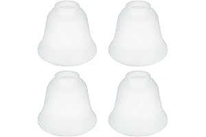 4-Pack Glass Ceiling Light Shade Covers